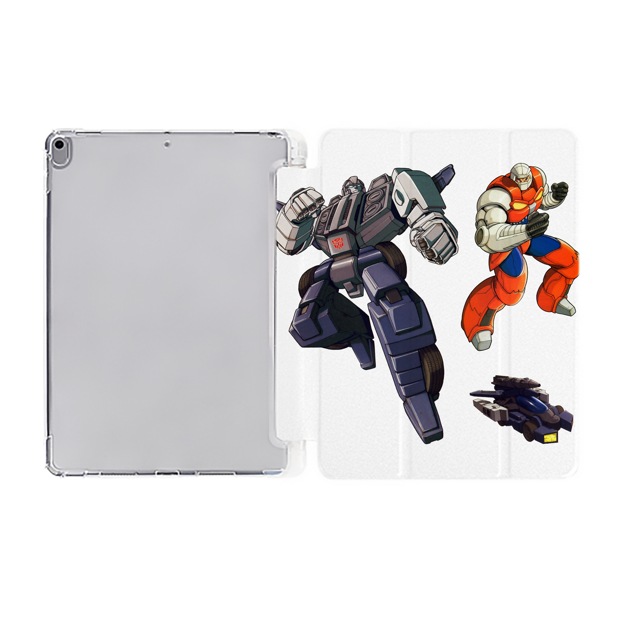 （画像用）  IPad ケース ペン収納付き 三つ折りスタンド PUレザー×シリコン 対応機種9.5/10.5/10.9インチ